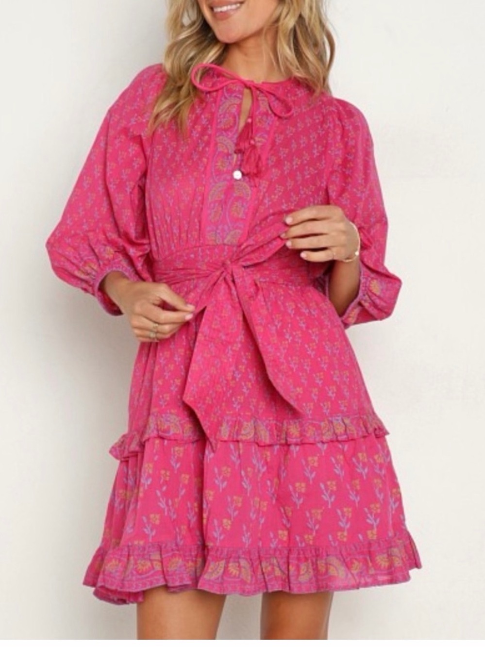 Cleobella Demi Mini Dress in Ditzy Print